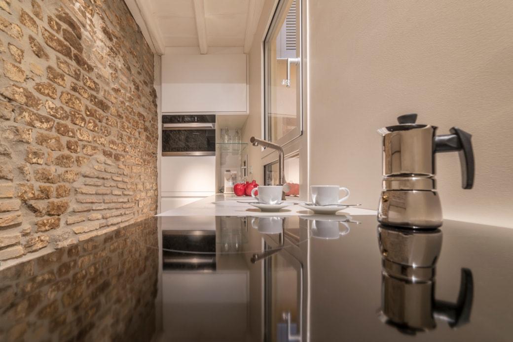 loft with kitchen in rome